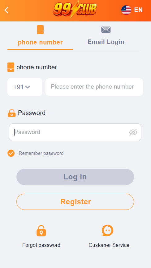 99 Club Login