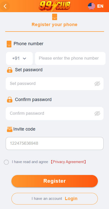 99 Club Register